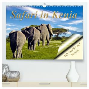 Safari in Kenia (hochwertiger Premium Wandkalender 2024 DIN A2 quer), Kunstdruck in Hochglanz von Schwerin,  Heinz-Peter
