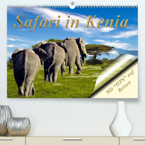 Safari in Kenia (Premium, hochwertiger DIN A2 Wandkalender 2023, Kunstdruck in Hochglanz) von Schwerin,  Heinz-Peter