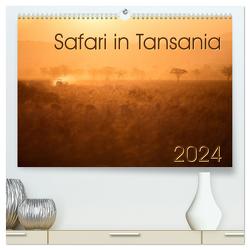 Safari in Tansania (hochwertiger Premium Wandkalender 2024 DIN A2 quer), Kunstdruck in Hochglanz von Gerd-Uwe Neukamp,  Dr.