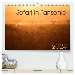 Safari in Tansania (hochwertiger Premium Wandkalender 2024 DIN A2 quer), Kunstdruck in Hochglanz von Gerd-Uwe Neukamp,  Dr.