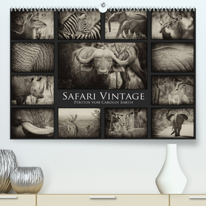 Safari Vintage (Premium, hochwertiger DIN A2 Wandkalender 2023, Kunstdruck in Hochglanz) von Barth,  Carolin