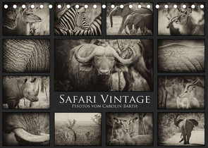 Safari Vintage (Tischkalender 2022 DIN A5 quer) von Barth,  Carolin