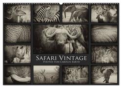 Safari Vintage (Wandkalender 2024 DIN A2 quer), CALVENDO Monatskalender von Barth,  Carolin