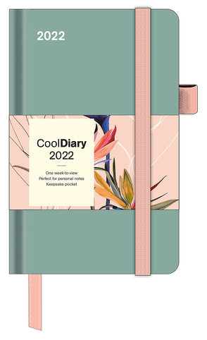 Sage Green 2022 – Diary – Buchkalender – Taschenkalender – 9×14