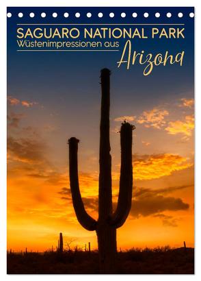 SAGUARO NATIONAL PARK Wüstenimpressionen aus Arizona (Tischkalender 2024 DIN A5 hoch), CALVENDO Monatskalender von Viola,  Melanie