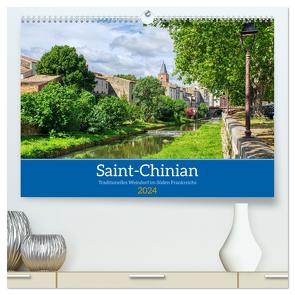Saint – Chinian – Traditionelles Weindorf im Süden Frankreichs (hochwertiger Premium Wandkalender 2024 DIN A2 quer), Kunstdruck in Hochglanz von Bartruff,  Thomas
