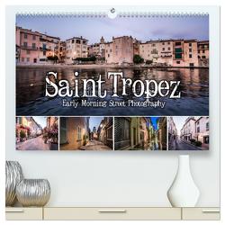 Saint Tropez – Early Morning Street Photography (hochwertiger Premium Wandkalender 2024 DIN A2 quer), Kunstdruck in Hochglanz von Korte,  Niko
