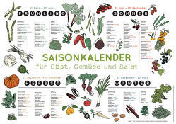 Saisonkalender für Obst, Gemüse und Salat von Henriquez,  Chimène