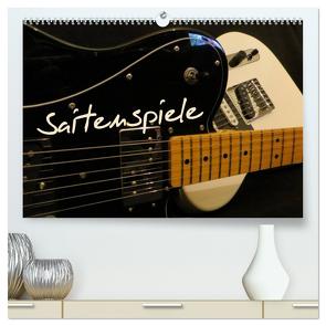 SAITENSPIELE (hochwertiger Premium Wandkalender 2024 DIN A2 quer), Kunstdruck in Hochglanz von Bleicher,  Renate