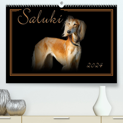 Saluki 2024 (hochwertiger Premium Wandkalender 2024 DIN A2 quer), Kunstdruck in Hochglanz von Redecker,  Andrea