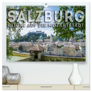 SALZBURG Blicke auf die Mozartstadt (hochwertiger Premium Wandkalender 2024 DIN A2 quer), Kunstdruck in Hochglanz von Viola,  Melanie