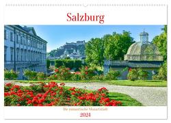 Salzburg – Die romantische Mozartstadt (Wandkalender 2024 DIN A2 quer), CALVENDO Monatskalender von Hackstein,  Bettina