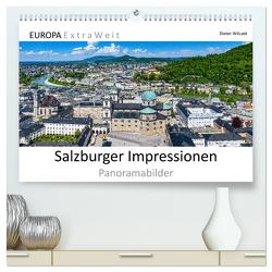 Salzburger Impressionen – Panoramabilder (hochwertiger Premium Wandkalender 2024 DIN A2 quer), Kunstdruck in Hochglanz von Wilczek,  Dieter