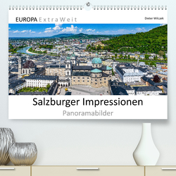 Salzburger Impressionen – Panoramabilder (Premium, hochwertiger DIN A2 Wandkalender 2023, Kunstdruck in Hochglanz) von Wilczek,  Dieter