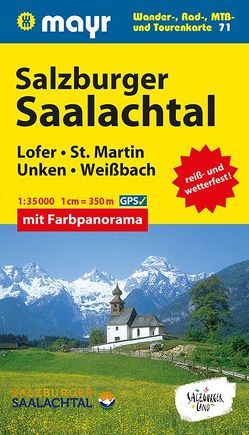 Salzburger Saalachtal, Lofer, St. Martin, Unken, Weißbach von KOMPASS-Karten GmbH