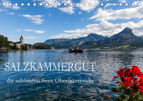 Salzkammergut – Die schönsten Seen Oberösterreichs (Tischkalender 2023 DIN A5 quer) von Pfleger,  Hans