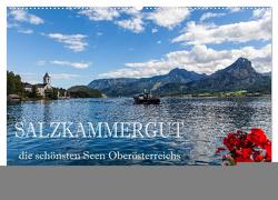 Salzkammergut – Die schönsten Seen Oberösterreichs (Wandkalender 2024 DIN A2 quer), CALVENDO Monatskalender von Pfleger,  Hans