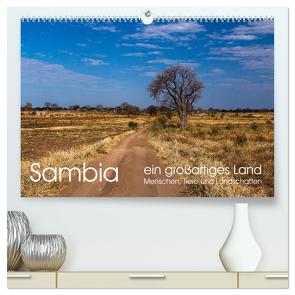 Sambia – ein großartiges Land (hochwertiger Premium Wandkalender 2024 DIN A2 quer), Kunstdruck in Hochglanz von rsiemer,  rsiemer