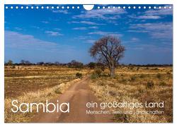 Sambia – ein großartiges Land (Wandkalender 2024 DIN A4 quer), CALVENDO Monatskalender von rsiemer,  rsiemer