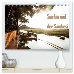 Sambia und der Sambesi (hochwertiger Premium Wandkalender 2024 DIN A2 quer), Kunstdruck in Hochglanz von slusarcik photography (dsp),  daniel