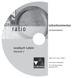 Sammlung ratio / ratio Lesebuch Latein – Oberstufe LK 2 von Lobe,  Michael, Zitzl,  Christian