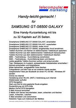 SAMSUNG GT-S6500 Galaxy leicht-gemacht von Rehbein,  Hans