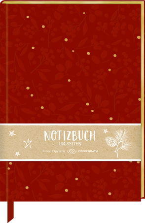 Samt-Notizbuch – Beeren & Blätter