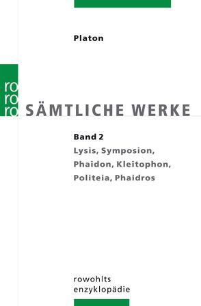 Sämtliche Werke 2 von Platon, Schleiermacher,  Friedrich, Wolf,  Ursula