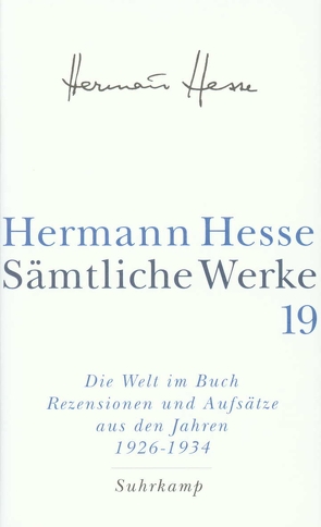 Sämtliche Werke in 20 Bänden und einem Registerband von Hesse,  Hermann, Michels,  Volker, Schickling,  Marco