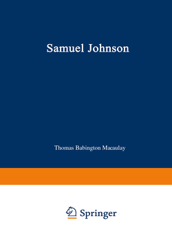 Samuel Johnson von Holzendorff,  Franz von, Macaulay,  Thomas Babington