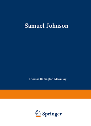 Samuel Johnson von Holzendorff,  Franz von, Macaulay,  Thomas Babington