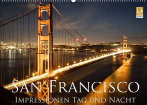San Francisco Impressionen Tag und Nacht (Wandkalender 2023 DIN A2 quer) von Marufke,  Thomas