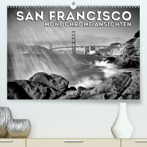 SAN FRANCISCO Monochrome Ansichten (Premium, hochwertiger DIN A2 Wandkalender 2023, Kunstdruck in Hochglanz) von Viola,  Melanie