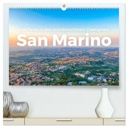 San Marino – Eine Reise in den wunderschönen Zwergstaat. (hochwertiger Premium Wandkalender 2024 DIN A2 quer), Kunstdruck in Hochglanz von Scott,  M.