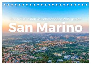 San Marino – Eine Reise in den wunderschönen Zwergstaat. (Tischkalender 2024 DIN A5 quer), CALVENDO Monatskalender von Scott,  M.