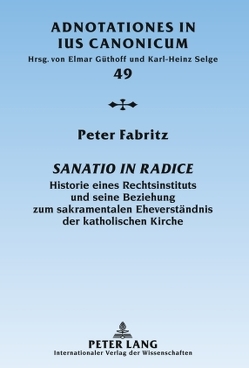 Sanatio in radice von Fabritz,  Peter