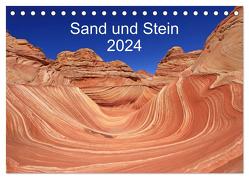 Sand und Stein 2024 (Tischkalender 2024 DIN A5 quer), CALVENDO Monatskalender von Lupo,  Giuseppe