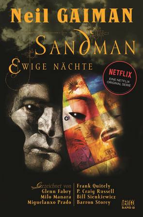 Sandman – Der Comic zur Netflix-Serie von Althoff,  Gerlinde, Fabry,  Glenn, Gaiman,  Neil, Manara,  Milo, Prado,  Miguelanxo, Quitely,  Frank, Russell,  P. Craig, Sienkiewicz,  Bill, Storey,  Barron