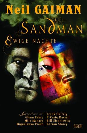 Sandman: Ewige Nächte von Fabry,  Glenn, Gaiman,  Neil, Manara,  Milo, Prado,  Miguelanxo, Quitely,  Frank, Russell,  P. Craig, Storey,  Barron, Zienkiewicz,  Bill