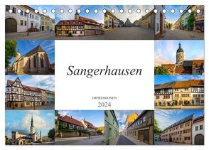 Sangerhausen Impressionen (Tischkalender 2024 DIN A5 quer), CALVENDO Monatskalender von Meutzner,  Dirk