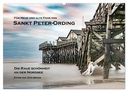 Sankt Peter-Ording: Die raue Schönheit an der Nordsee (Wandkalender 2024 DIN A2 quer), CALVENDO Monatskalender von Mende,  Jens