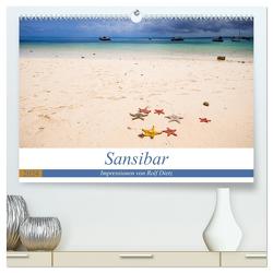 Sansibar – Impressionen von Rolf Dietz (hochwertiger Premium Wandkalender 2024 DIN A2 quer), Kunstdruck in Hochglanz von Dietz,  Rolf