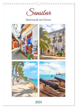 Sansibar – Küstenstadt mit Charme (Wandkalender 2024 DIN A3 hoch), CALVENDO Monatskalender von Schwarze,  Nina