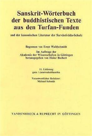 Sanskrit-Wörterbuch der buddhistischen Texte aus den Turfan-Funden. Lieferung 11 von Bechert,  Heinz