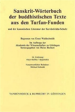 Sanskrit-Wörterbuch der buddhistischen Texte aus den Turfan-Funden. Lieferung 14 von Bechert,  Heinz