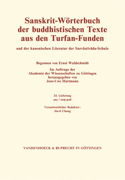 Sanskrit-Wörterbuch der buddhistischen Texte aus den Turfan-Funden. Lieferung 24 von Hartmann,  Jens-Uwe