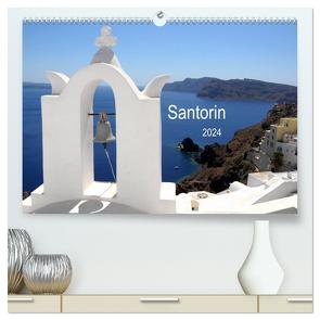Santorin 2024 (hochwertiger Premium Wandkalender 2024 DIN A2 quer), Kunstdruck in Hochglanz von Rigos,  Petro