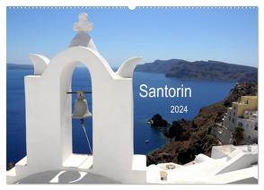 Santorin 2024 (Wandkalender 2024 DIN A2 quer), CALVENDO Monatskalender von Rigos,  Petro