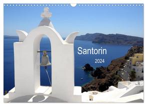 Santorin 2024 (Wandkalender 2024 DIN A3 quer), CALVENDO Monatskalender von Rigos,  Petro