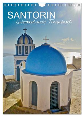 Santorin – Trauminsel Griechenlands (Wandkalender 2024 DIN A4 hoch), CALVENDO Monatskalender von Tewes,  Rainer